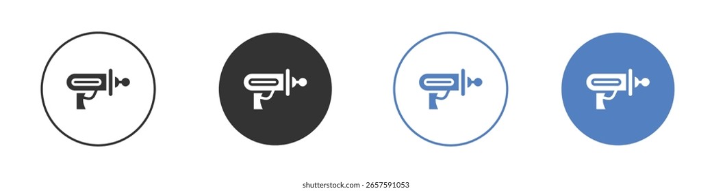 Diseños gráficos de logotipo de icono de Blaster