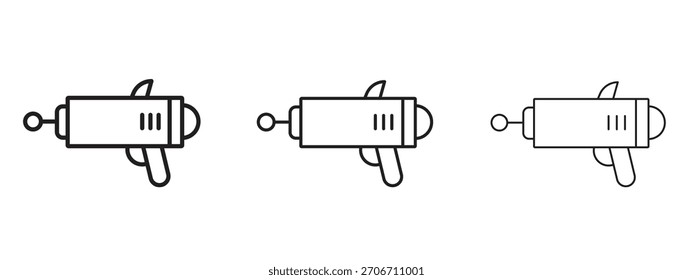 Ícone Blaster com estilo de contorno, designs de ilustração vetorial