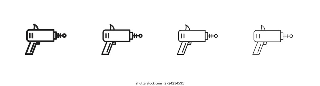 Blaster icon set vector eps10. illustration, logo sign symbol pictogram template