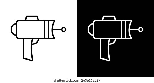 Blaster icon symbol concept for graphic design, Website, UI. EPS