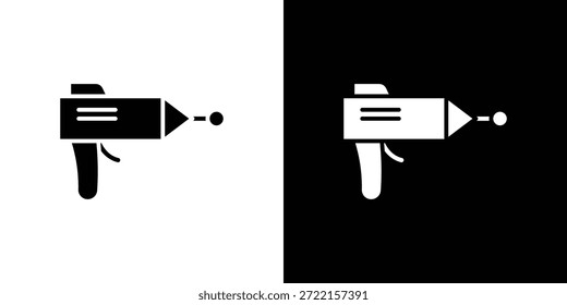 Ilustración vectorial de iconos de Blaster - iconos vectoriales de estilo negro de alta calidad