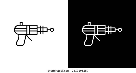 Blaster icon. vector illustration, pictogram isolated. editable
