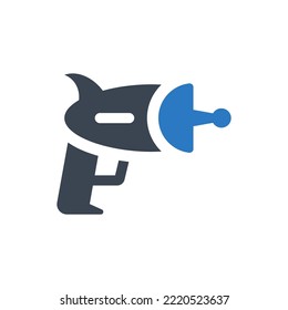 Blaster shotgun icon (Vector illustration)
