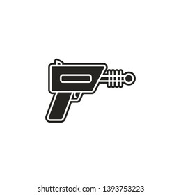 blaster, shotgun, space icon. Simple glyph, flat vector of Space icons for UI and UX, website or mobile application