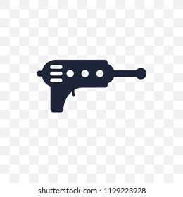 Blaster transparent icon. Blaster symbol design from Science collection. Simple element vector illustration on transparent background.