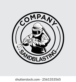 blasting logo , sand blasting logo