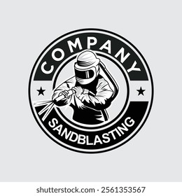 blasting logo , sand blasting logo