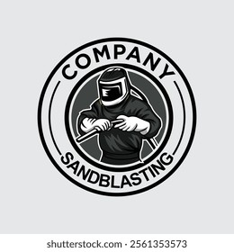 blasting logo , sand blasting logo