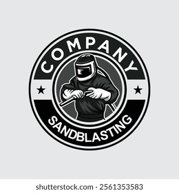 blasting logo , sand blasting logo