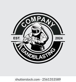 blasting logo , sand blasting logo