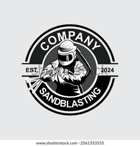 blasting logo , sand blasting logo