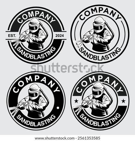 blasting logo , sand blasting logo