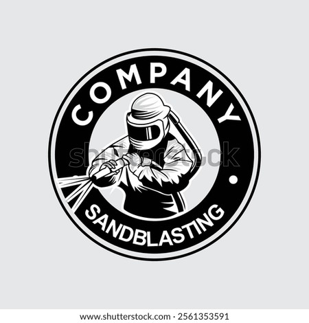 blasting logo , sand blasting logo