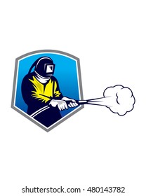 Blasting Man, blasting logo, Blaster logo