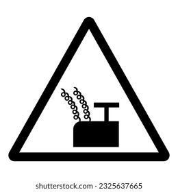 Blasting Point Symbol Sign, Vector Illustration, Isolate On White Background Label .EPS10