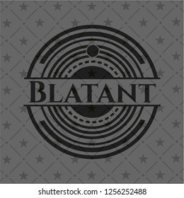 Blatant black emblem