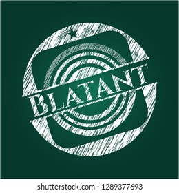 Blatant on blackboard