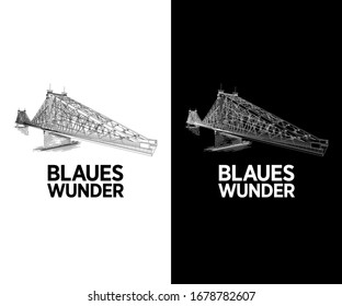 Blaues Wunder, Bridge Germany, Dresden Bridge, Bridge Logo