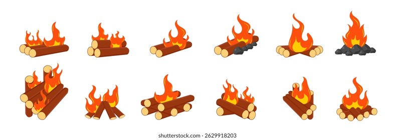 Resplandor de llama abstracta en Arte vectorial con bola de fuego roja naranja y símbolo de infierno caliente sobre fondo blanco que muestra el logotipo de fuego generado digitalmente y el patrón cálido para el diseño de energía y potencia

