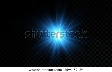 A blaze of energy. A pulse of light. A hyper blue glow. An explosion of blue light.
