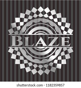 Blaze silvery badge