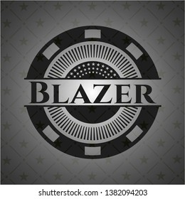 Blazer black emblem. Vintage. Vector Illustration. Detailed.