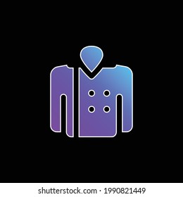 Blazer blue gradient vector icon