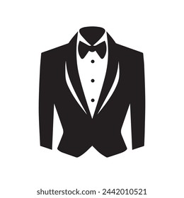 Blazer clothes modern woman professional stylish vector design.
