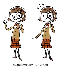 Blazer girls student