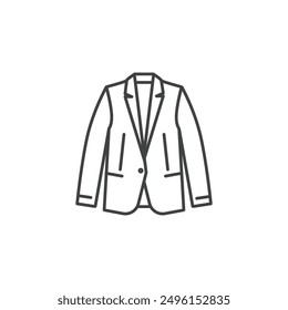 Blazer icon flat vector design