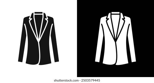 Blazer icon line art vector