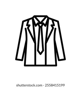 blazer icon with line style