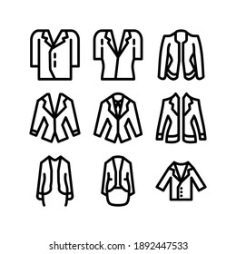 blazer icon or logo isolated sign symbol vector illustration - Collection of high quality black style vector icons
