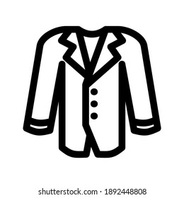 blazer icon or logo isolated sign symbol vector illustration - high quality black style vector icons
