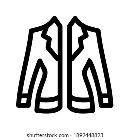 blazer icon or logo isolated sign symbol vector illustration - high quality black style vector icons
