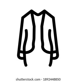 blazer icon or logo isolated sign symbol vector illustration - high quality black style vector icons
