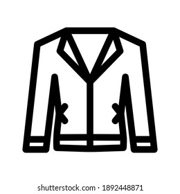 blazer icon or logo isolated sign symbol vector illustration - high quality black style vector icons
