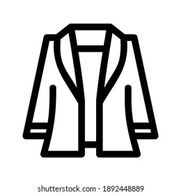 blazer icon or logo isolated sign symbol vector illustration - high quality black style vector icons
