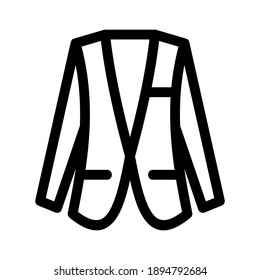 blazer icon or logo isolated sign symbol vector illustration - high quality black style vector icons
