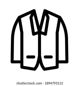 blazer icon or logo isolated sign symbol vector illustration - high quality black style vector icons
