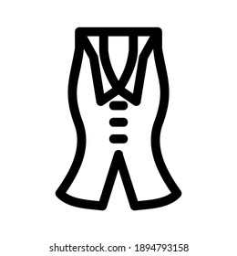 blazer icon or logo isolated sign symbol vector illustration - high quality black style vector icons
