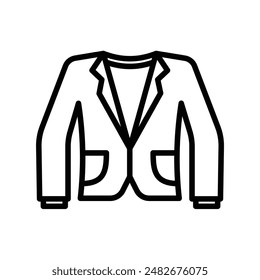 Blazer Icon Set Formal Wear Illustrationen für Business und Professionelle Kleidung