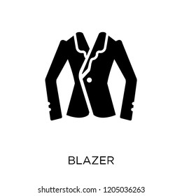 Blazer icon. Blazer symbol design from Clothes collection. Simple element vector illustration on white background.