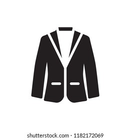 blazer icon vector glyph style