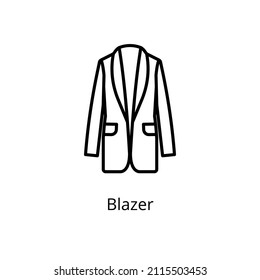 Blazer Icon In Vector. Logotype