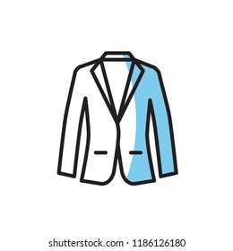 blazer icon vector. modern icon design