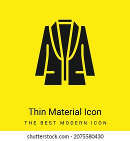 Blazer minimal bright yellow material icon