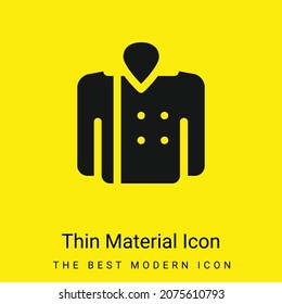 Blazer minimal bright yellow material icon