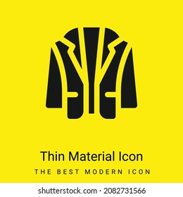 Blazer minimal bright yellow material icon