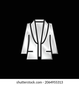 Blazer silver plated metallic icon